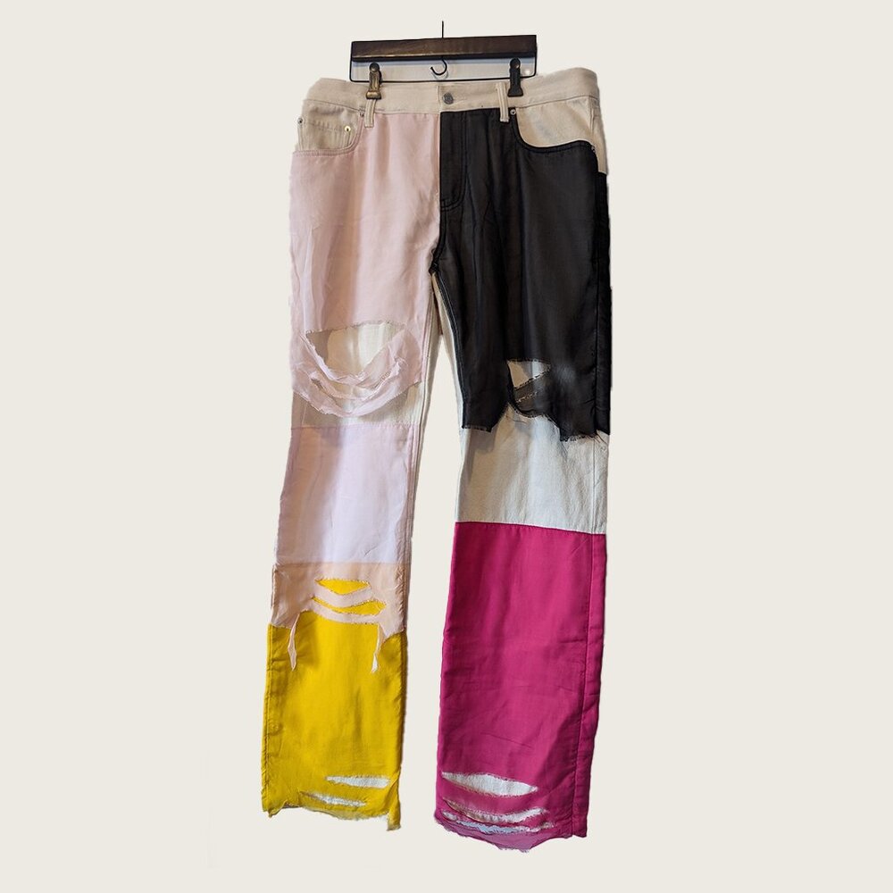 HELMUT LANG - Ecru base denim - Sz 36